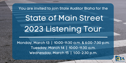 State of Main Street Tour 2023